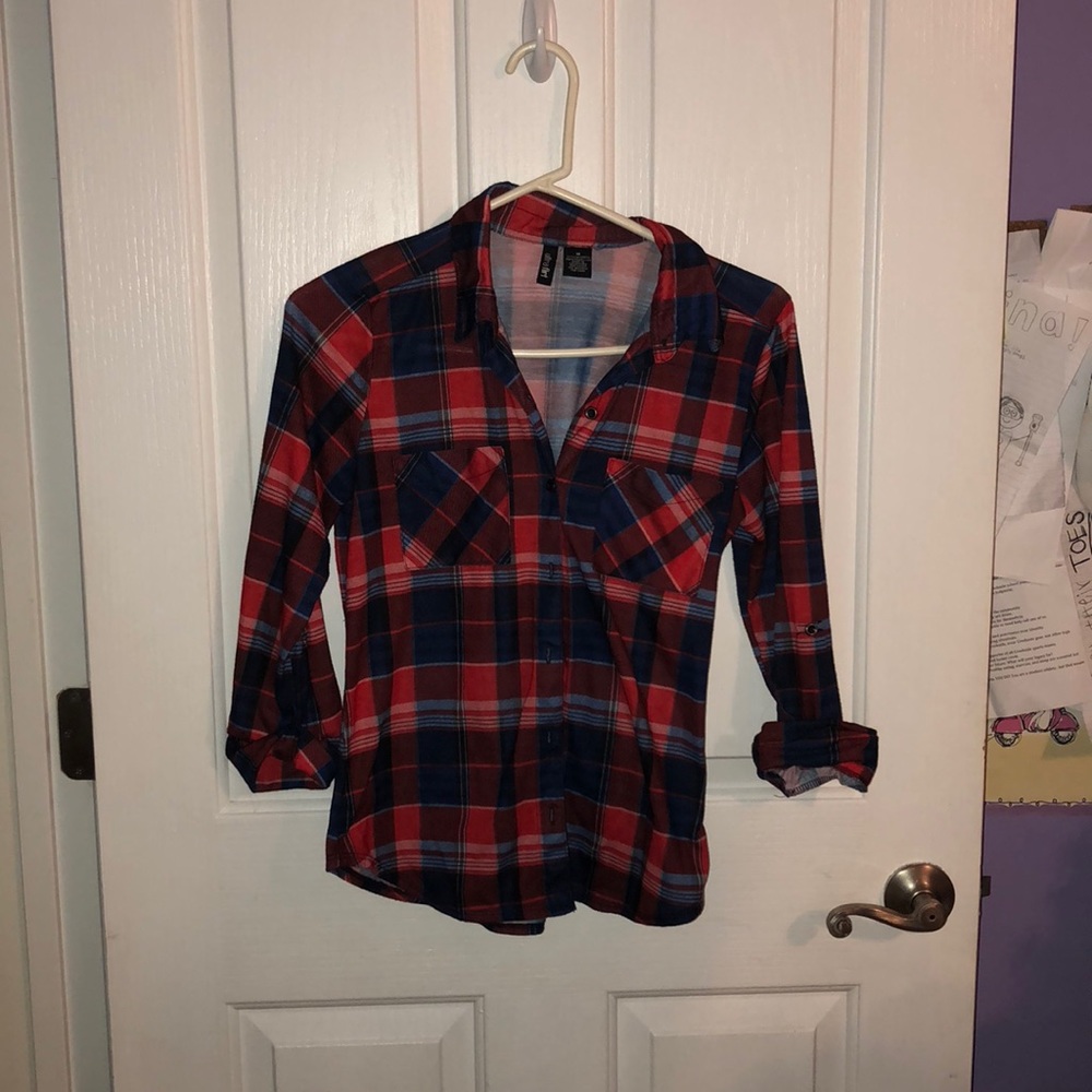 Flannel shirt.